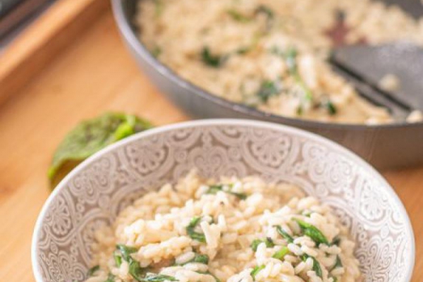 Risotto ze szpinakiem