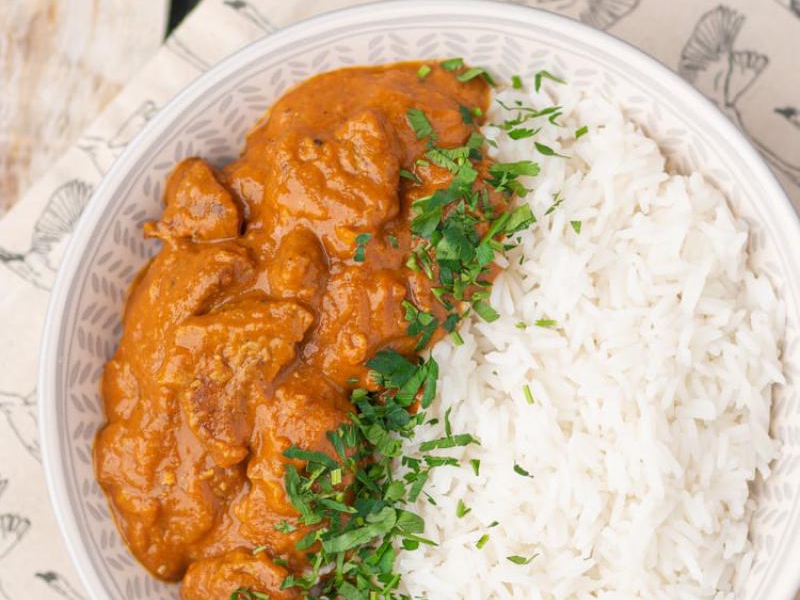 Wegański Butter Chicken