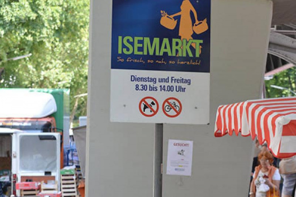 Targowisko „Isemarkt” w Hamburgu