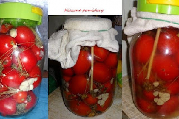 Kiszone pomidory po ukraińsku.