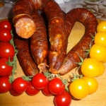 Chorizo castellano.