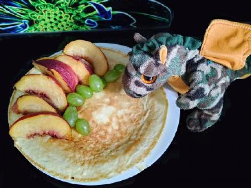 Omlet twarogowy na słodko