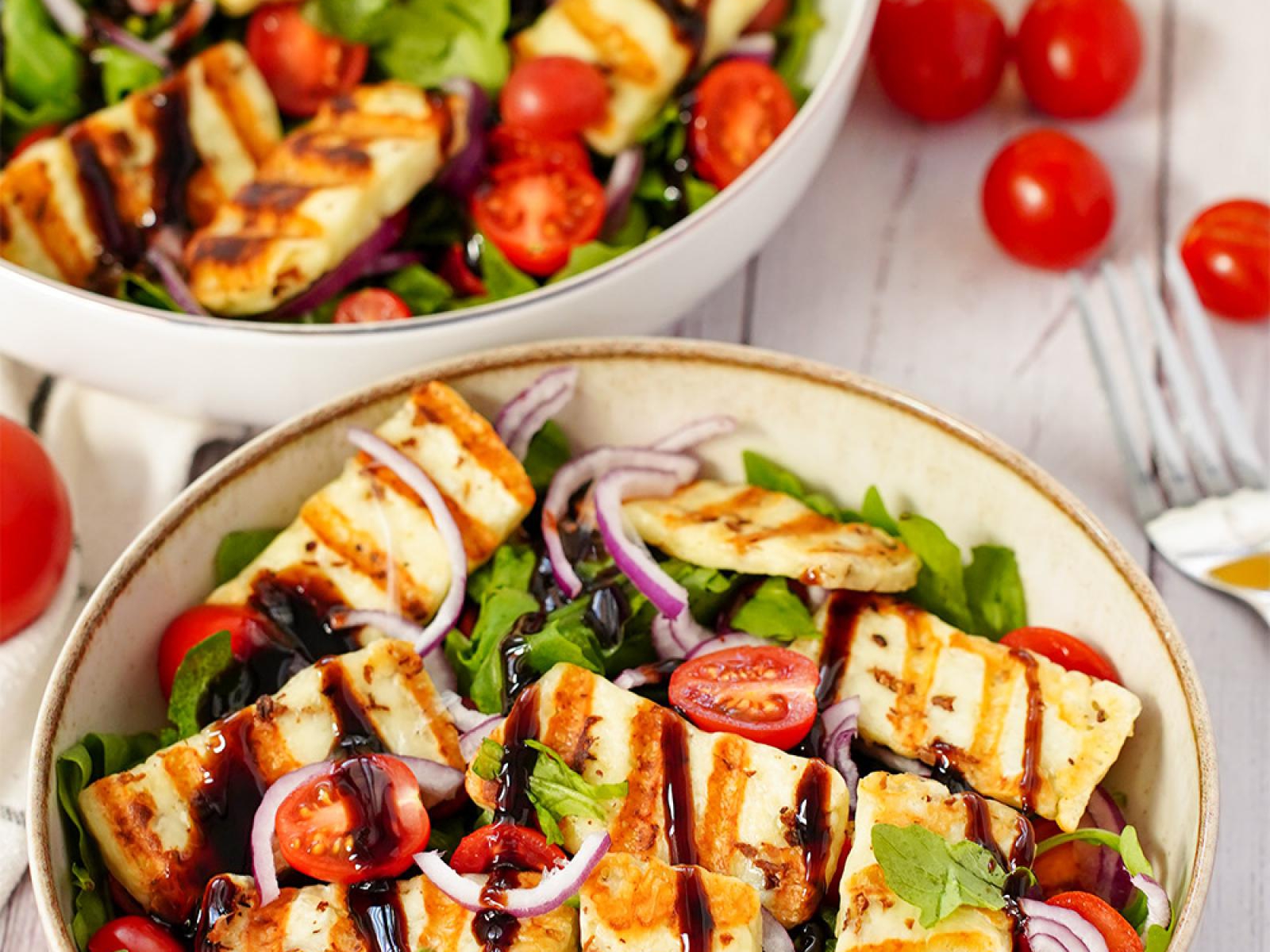 Sałatka z halloumi