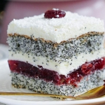 Ciasto makowe z kremem...