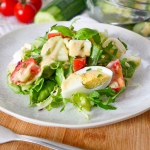 Lekka sałatka z jajkiem...