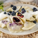 Pierogi z borówkami