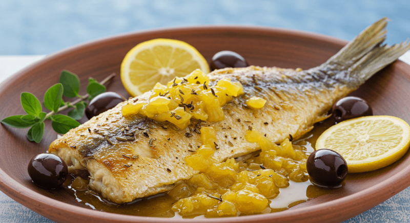 Sos do ryby po grecku, który nigdy nie wychodzi zbyt kwaśny – zdradzamy proporcje idealne