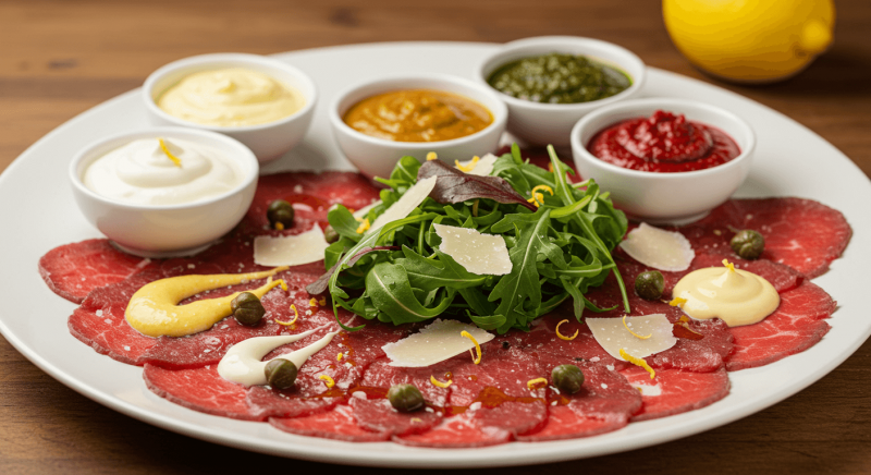 Sos do carpaccio, który jest równie ważny co samo mięso – klasyka i zaskakujące wariacje