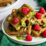 Gofry matcha z zieloną...