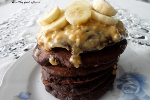 Pancakes czekoladowo - bananowe