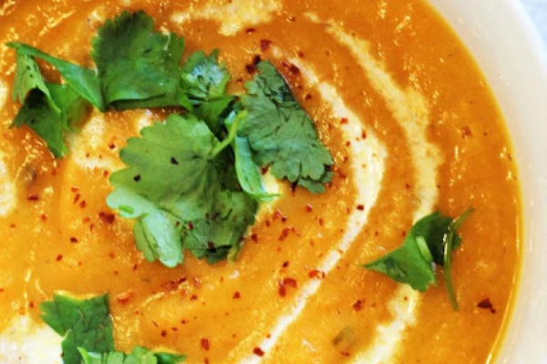 Carrot & coriander soup recipe / zupa z marchewki i kolendry