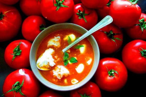 Diabelska Pomidorowa - Zupa z Pieczonymi Pomidorami