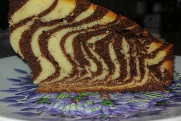 Idealne ciasto zebra