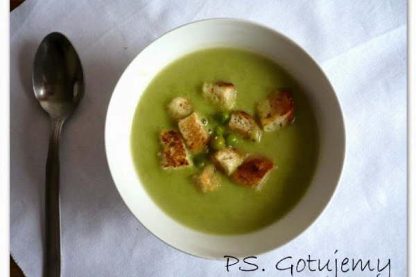 Zupa-krem z zielonego groszku