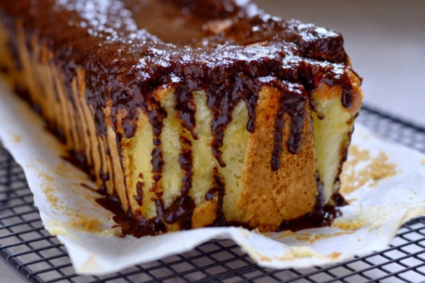 wilgotna i łatwa babka poznańska z czekoladą/ Cake from Poznań