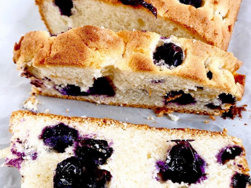 Babka z borówkami, mięciutka, maślana, obłędna