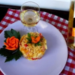 Paprykowe risotto z...