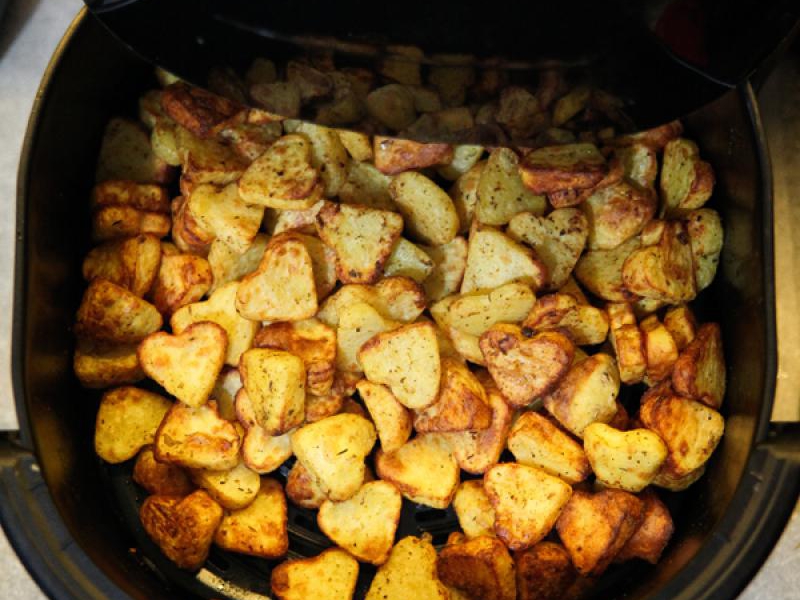 Walentynkowe frytki z airfryer