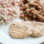 Kotlety z indyka duszone