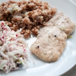 Plastry indyka w sosie