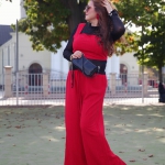 Set – czerwone spodnie...