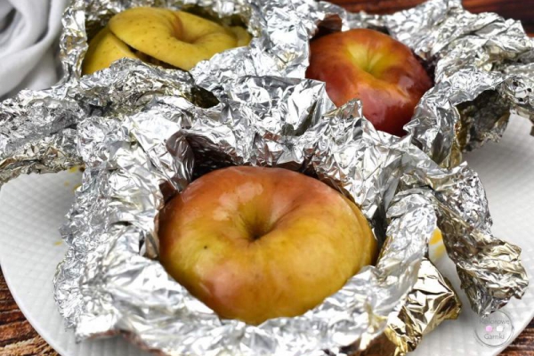 Jabłka faszerowane kaszanką