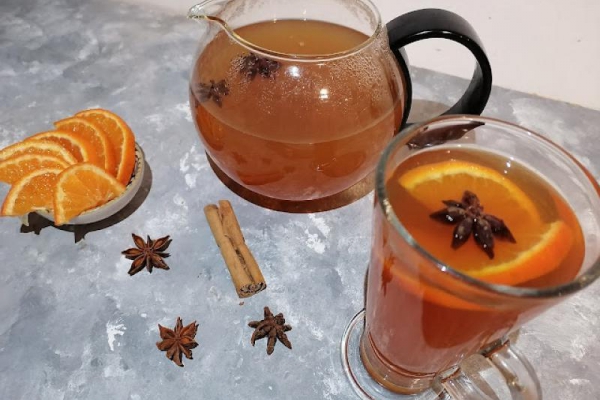 Herbata z anyżem i mandarynką