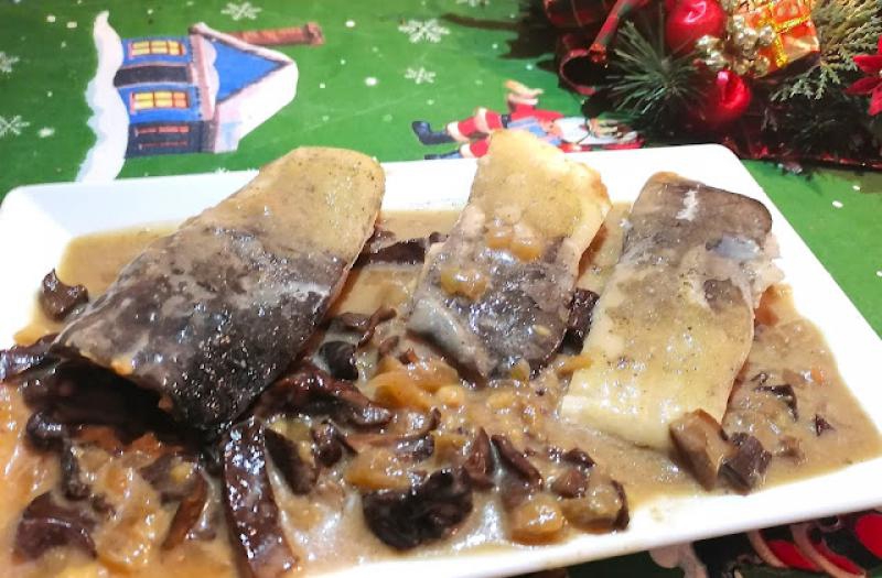 Karp w sosie grzybowym