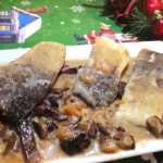 Karp w sosie grzybowym