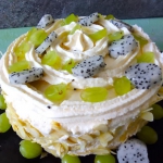 Tort owsiany z kremem...