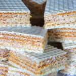 Wafle z kajmakiem