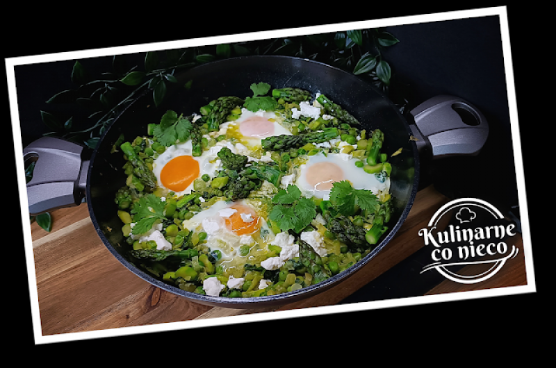 Shakshuka z Zielonych Warzyw