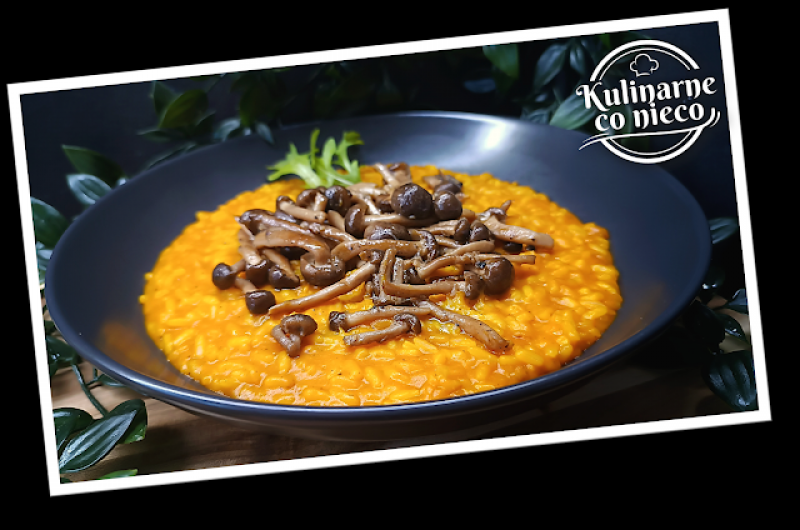 Dyniowe Risotto z Grzybami Shimeji (Cook4me Tefal - Multicooker)