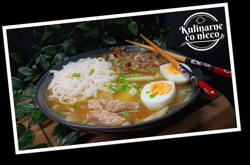 Lekki Ramen z Chudą Szynką (Cook4me Tefal - Multicooker)