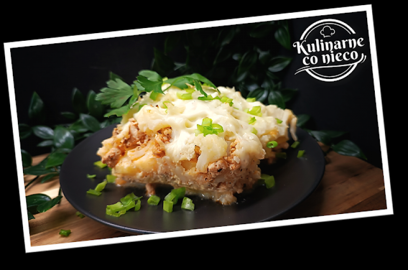 FIT Zapiekanka Ziemniaczano-Kalafiorowa z Indykiem (*SERIA FIT*)