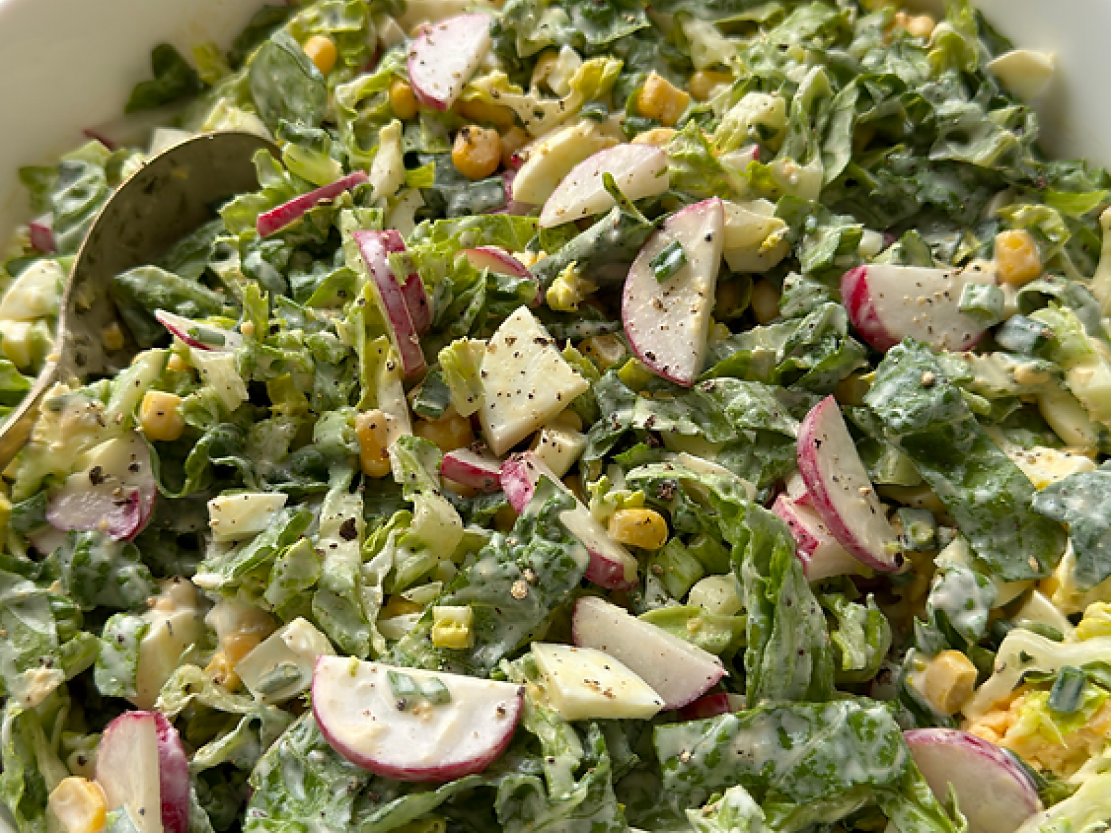 Wiosenna sałatka z jajkiem i rzodkiewką ❤️