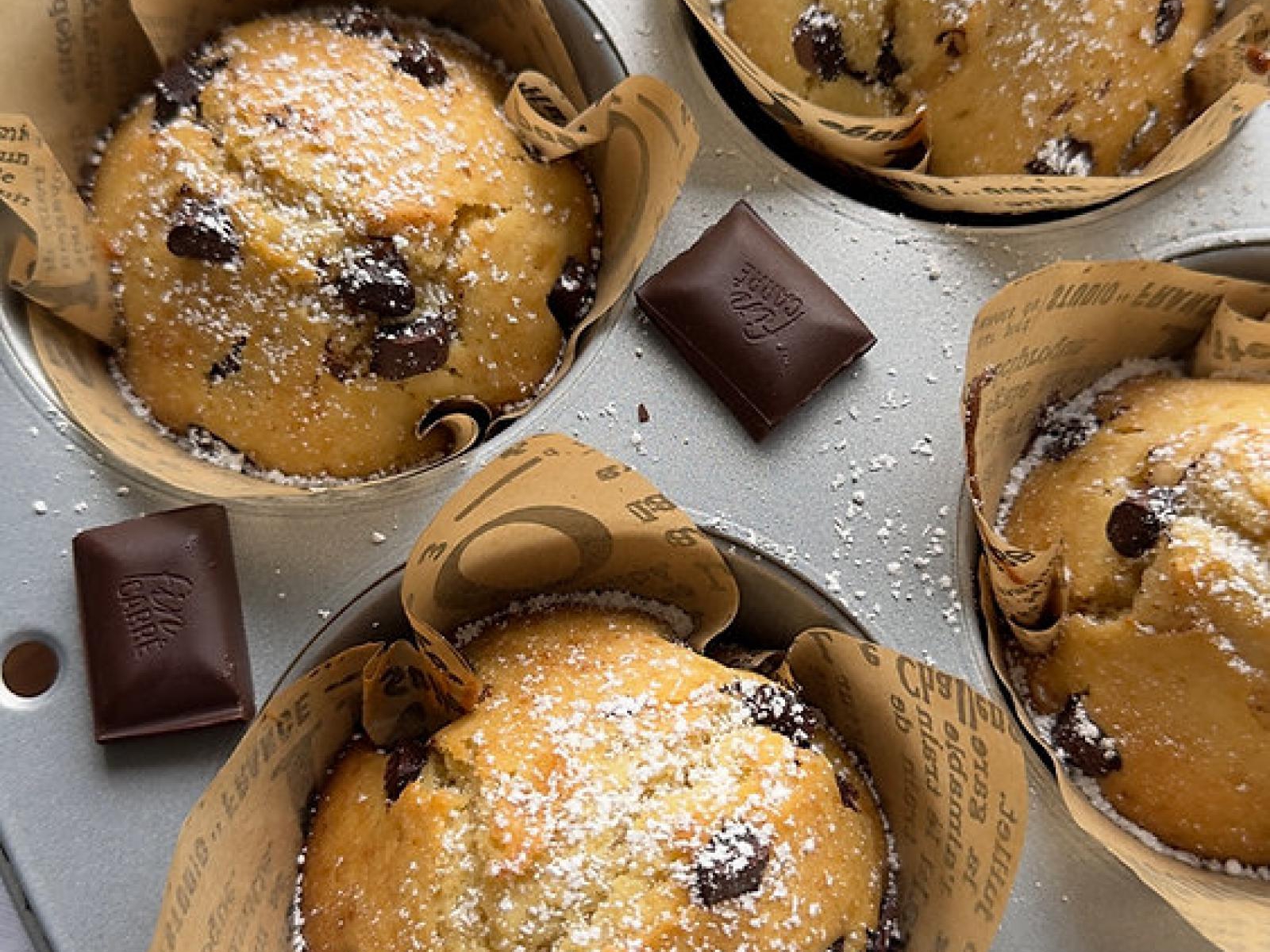 Muffiny z kawałkami czekolady