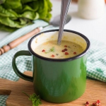 Zupa z cukinii z chrzanem