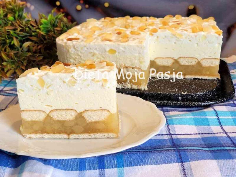 Ciasto jabłkowa chmurka bez pieczenia