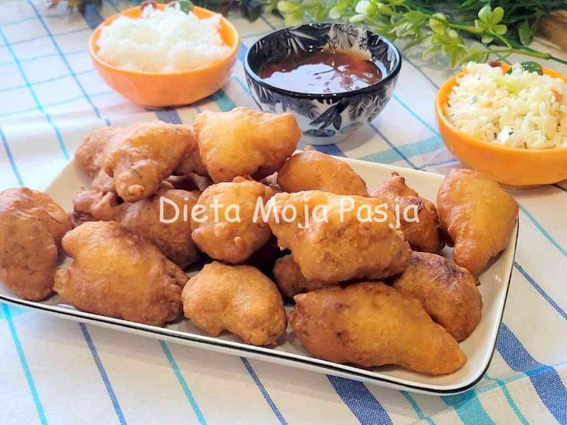 Kurczak w cieście kokosowym