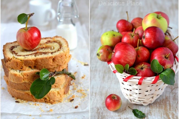 Ciasto z jabłkami i cynamonem