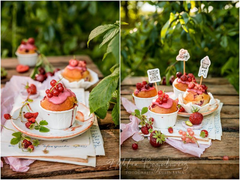 Muffinki z owocami lata