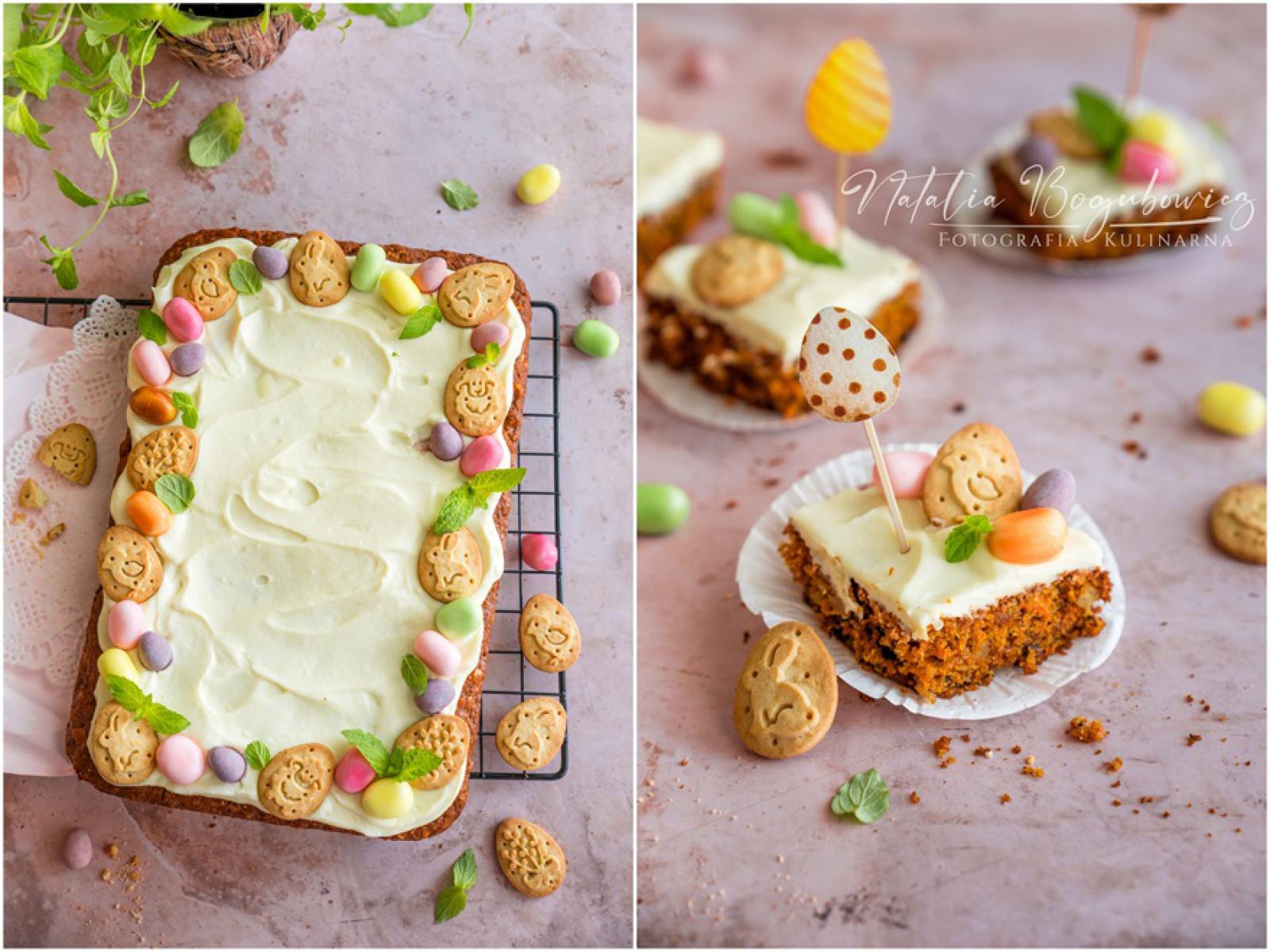 Ciasto marchewkowe z bakaliami