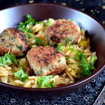 Makaron orzo z porem i...