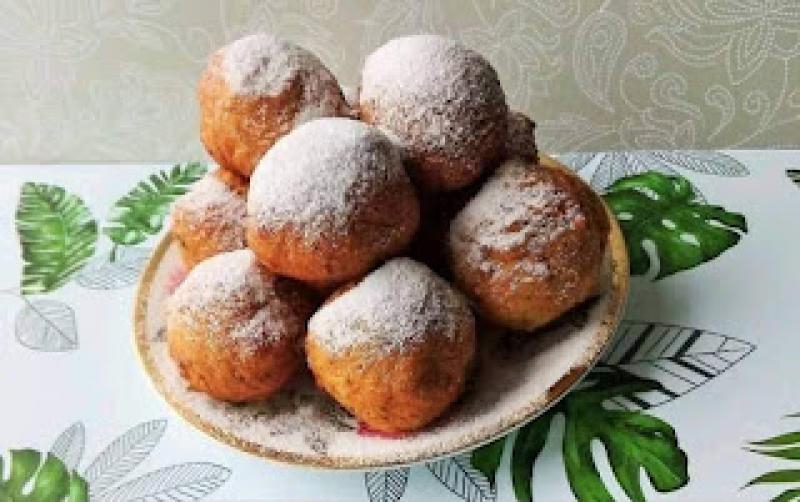 Szybkie pączki orzechowo - cytrynowe