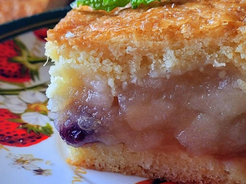 Szarlotka z dodatkiem żurawiny