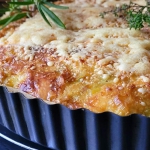 Tarta z porami i serem...