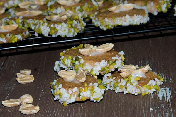 Ciasteczka orzechowo – pistacjowe