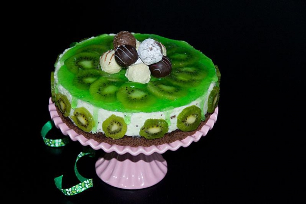 Kiwi – sernik – tort
