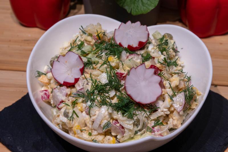 Sałatka ryżowa z kurczakiem